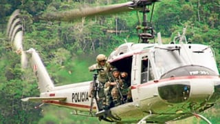 Rehenes fueron trasladados en helicóptero del ejército