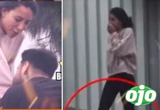 Bryan Torres muerde a Samahara Lobatón para recuperar su celular y ella lo persigue descalza