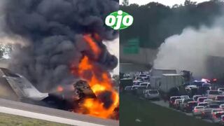 Estados Unidos: Al menos dos muertos luego de que un jet privado se estrellara en autopista de Florida
