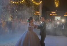 Estrella Torres y Kevin Salas: así fue el romántico baile de la pareja de esposos en su matrimonio