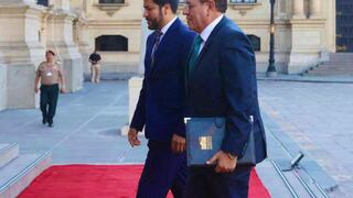 Dina Boluarte se reunió con Alejandro Soto en Palacio de Gobierno