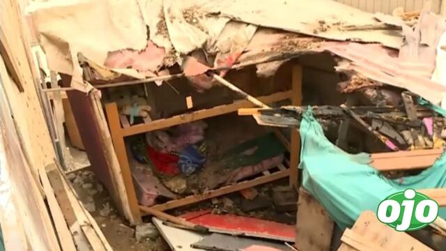 Mujer denuncia que su medio hermano destruyó su vivienda en San Martín de Porres (VIDEO)