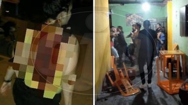 Extranjera es atacada brutalmente por peruano armado con pico de botella en un bar