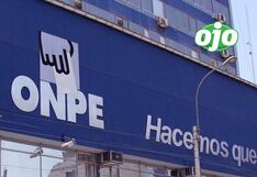 ONPE aprueba financiamiento a 10 partidos políticos para el primer semestre del 2024