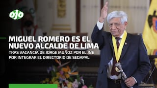 Jorge Muñoz, vacado: Miguel Romero Sotelo asume la alcaldía de Lima