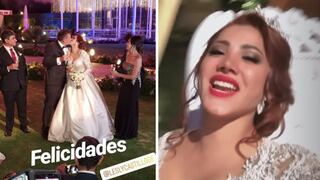 Lesly Castillo se casó por religioso en una majestuosa boda | FOTOS 