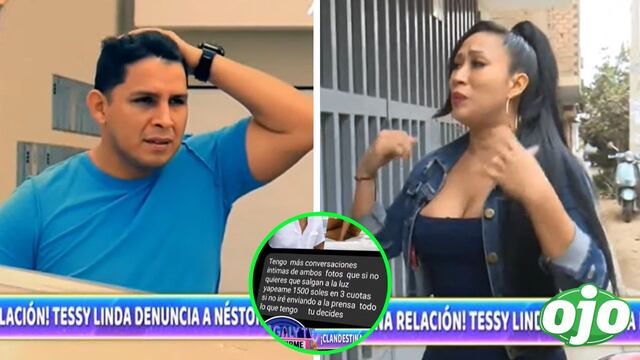 Néstor Villanueva estaría pidiendo dinero para no mostrar video íntimo con Tessy Linda