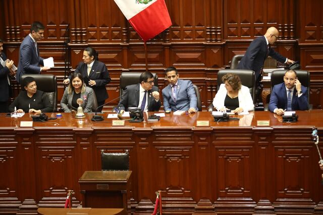 Elecciones para la Mesa Directiva 2023-2024 se desarrolló este miércoles 26 de julio. Los candidatos a la presidencia congresal fueron los congresistas Luis Aragón (Acción Popular) y Alejandro Soto (Alianza para el Progreso). (Foto: GEC)