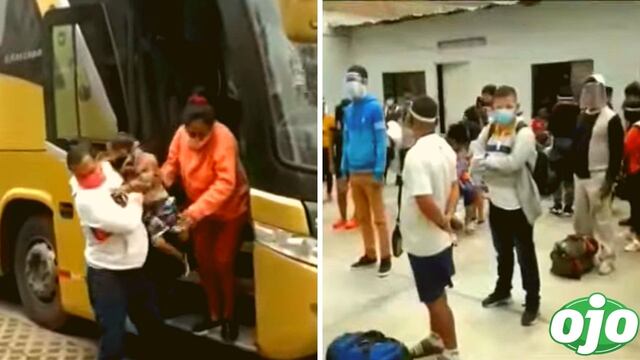 Bus con más de 50 venezolanos ingresó de manera ilegal al Perú: Policía logra intervenir en Ancón | VIDEO