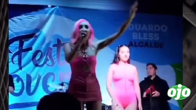 Cint G lanza insultó a la Municipalidad de San Miguel por desalojarla en pleno concierto: “Una m***” (VIDEO)