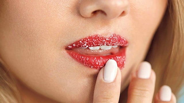 Exfoliantes naturales para labios agrietados