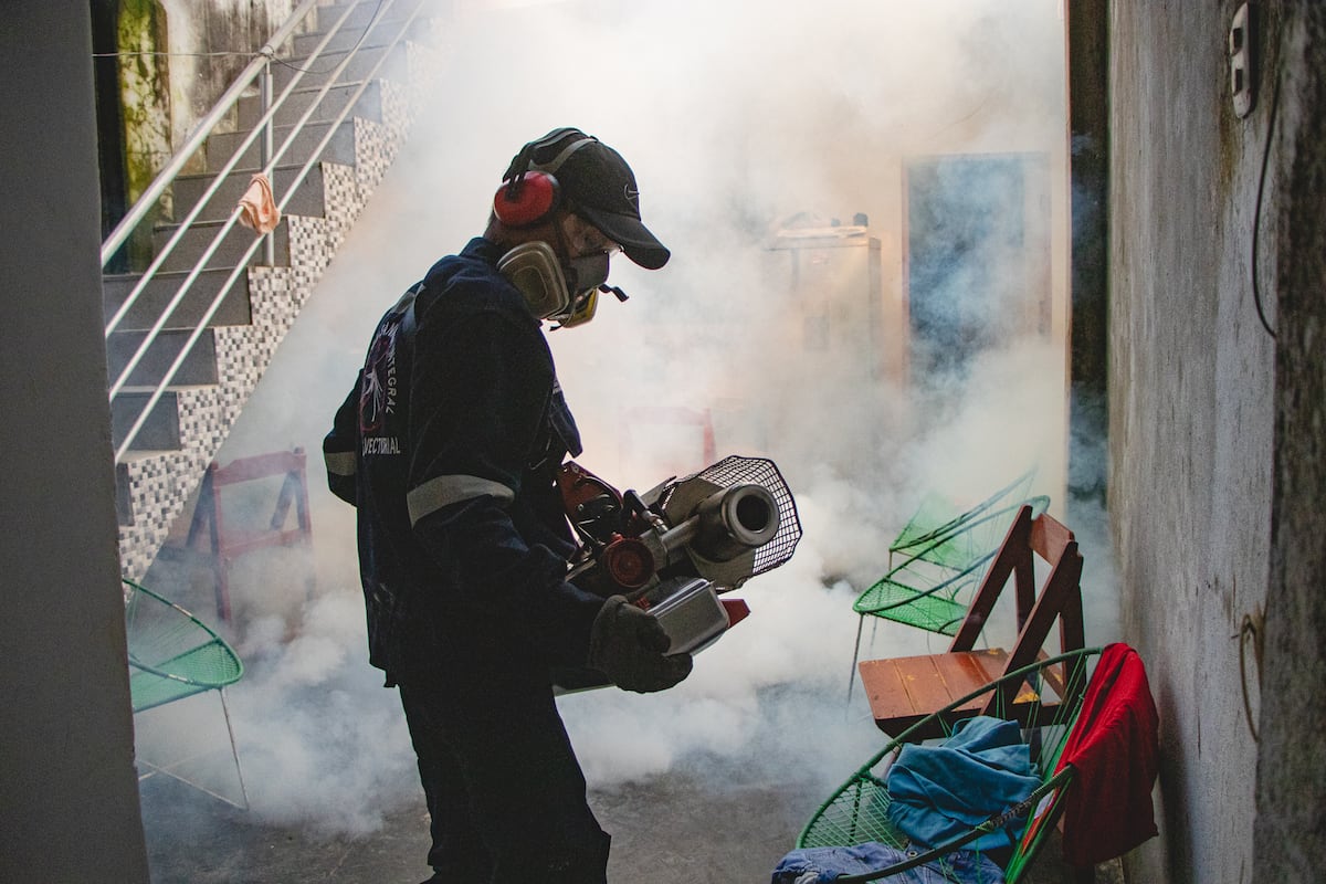 Diresa fumigó casas en Chulucanas contra el dengue