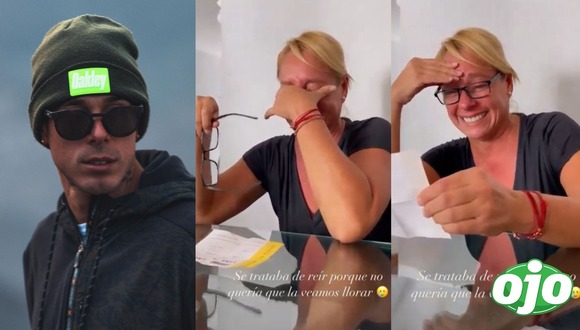 Hugo García sorprendió a su madre - diario OJO
