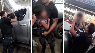 Rescatan a niño de 3 años que fue encerrado por su padre en una camioneta con una temperatura de 36°C (VIDEO)