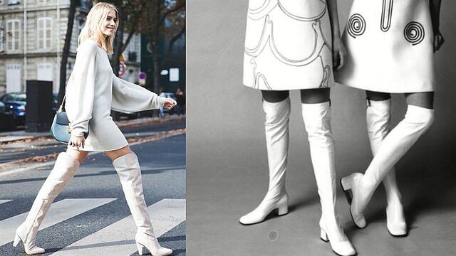 Atención fashionistas: es momento de buscar un par de botas blancas [FOTOS]