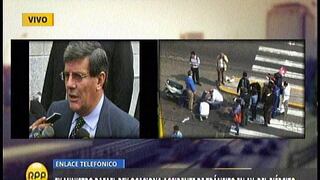 Rafael Rey: Ex ministro protagoniza accidente de tránsito que deja dos heridos [FOTOS]
