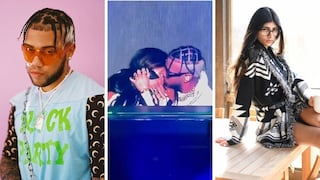 ¿Confirman romance? Jhay Cortez y Mia Khalifa se dieron apasionado beso durante concierto | VIDEO