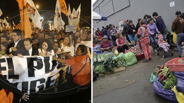 Comerciantes de La Parada habrían sido llevados a marcha a favor de Keiko Fujimori con engaños