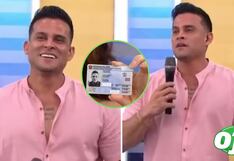 Christian Domínguez muestra emocionado su DNI como divorciado: “Padecí bastante”