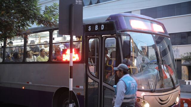 Corredor Morado: buses reinician sus operaciones tras llegar a un acuerdo con el MTC (FOTOS)