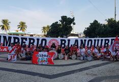 Hinchas listos para el debut del Perú ante Chile