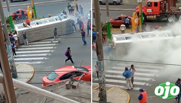 Ojo - Accidente en Los Olivos