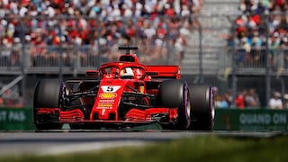 ​Fórmula 1: Vettel logra pole en Montreal y líder Hamilton sale cuarto