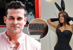 Alexa Samame responsabiliza a Christian Domínguez de amenazas que recibió para no revelar romance