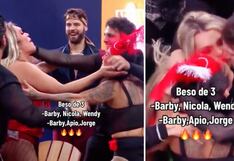 Nicola Porcella sorprende con su beso de a tres en ‘La casa de los famosos’