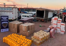Turba intenta frenar incautación de camión con S/1.7 millones en contrabando en Juliaca