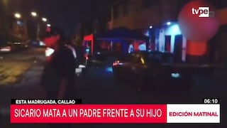 Asesinan a padre de familia delante de su menor hijo en el Callao | VIDEO