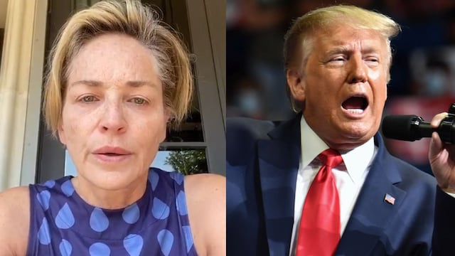 Sharon Stone arremete contra Donald Trump por su mal manejo del coronavirus: “No voten por un asesino” | VIDEO
