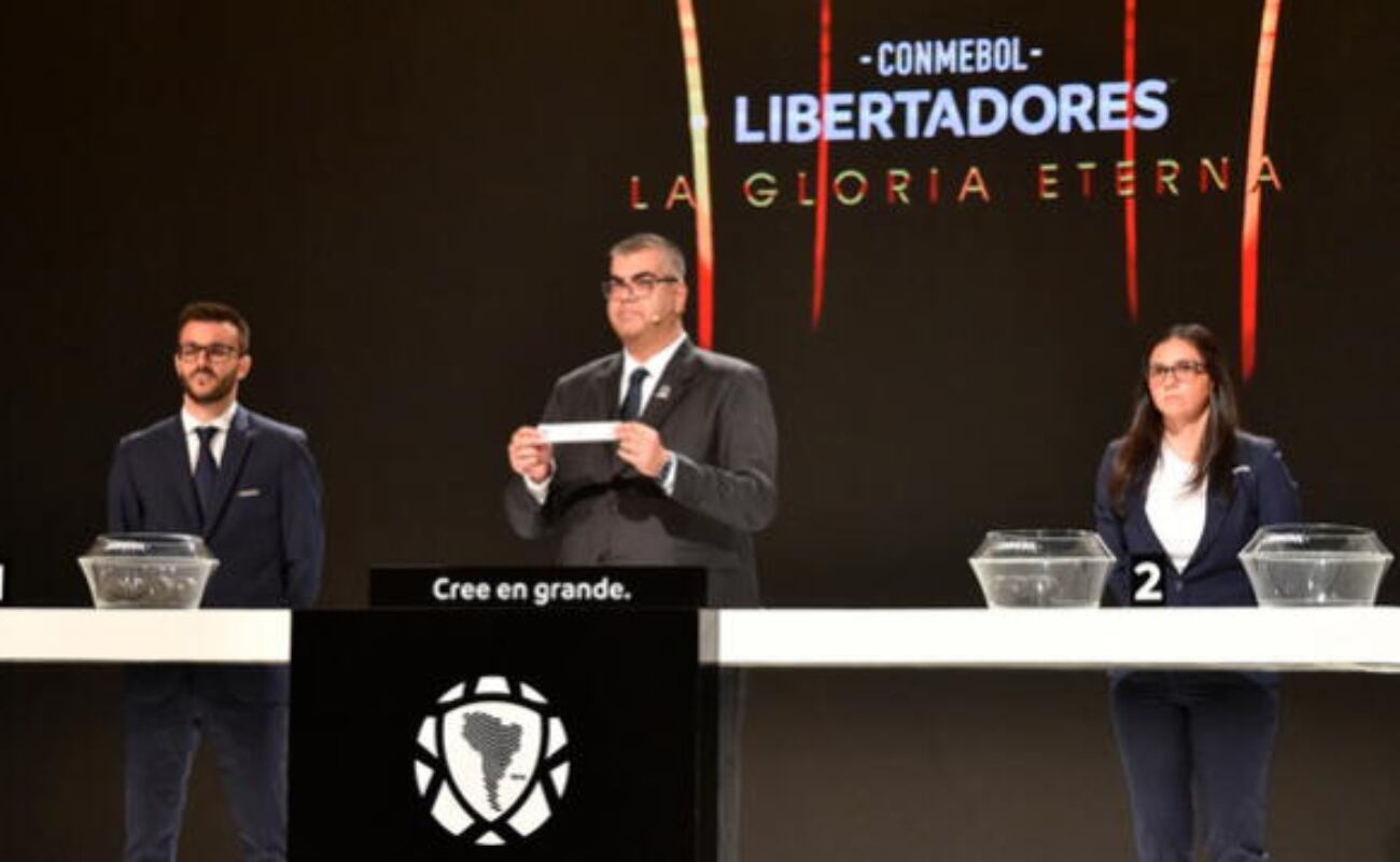 Conembol sorteó grupos de la Copa Libertadores 2024 (Foto: AFP)