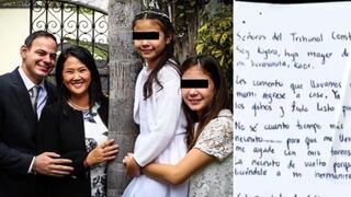 Hija de Keiko Fujimori escribió carta a magistrados del TC: "la cárcel es después de un juicio”