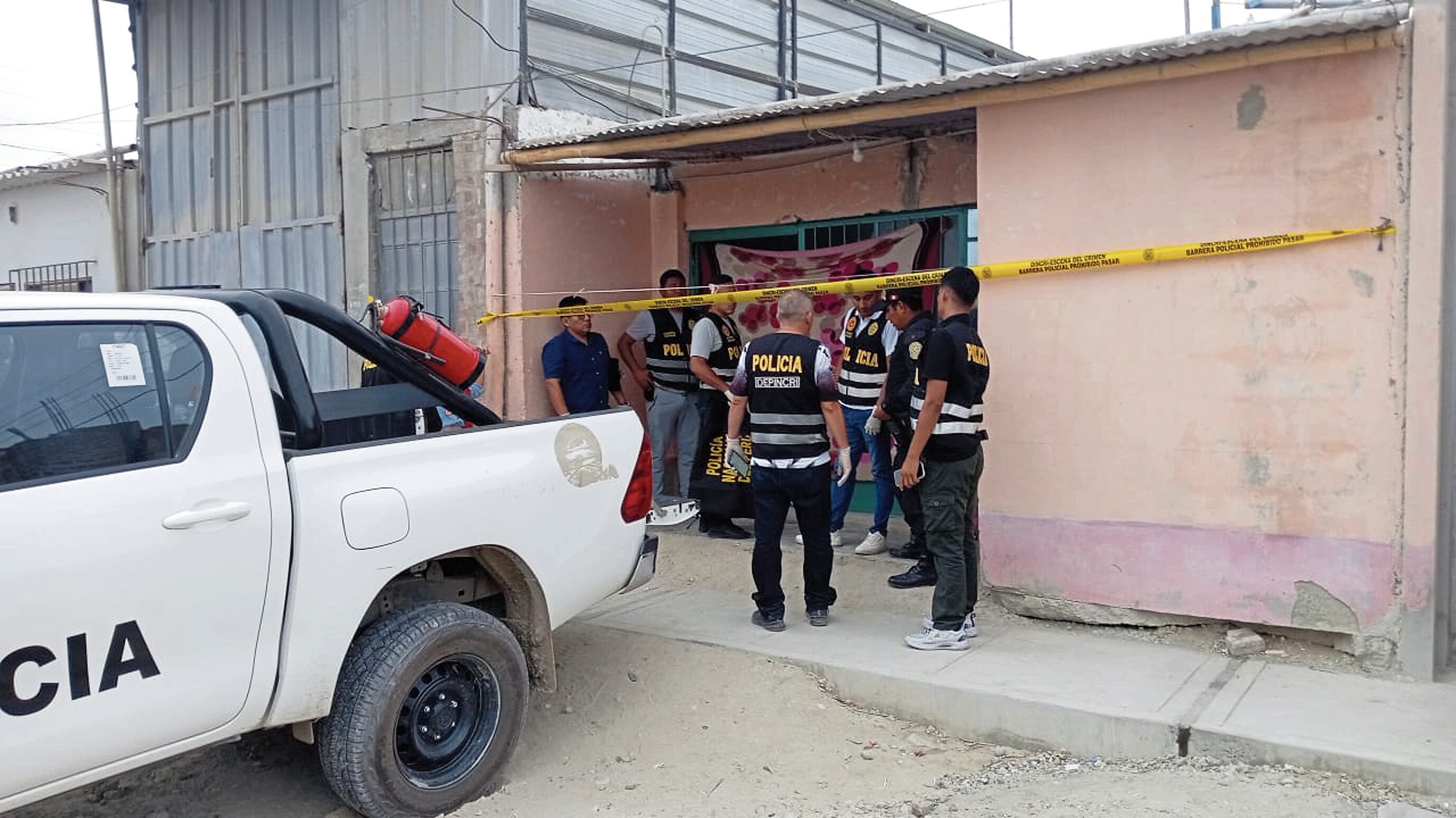 En esta vivienda de Piura, la profesora de educación inicial Juana Huaynacho Choquehuayta (40) murió a manos de su esposo, José Luis Enríquez Chiclla (40).
