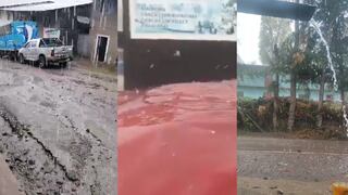 Lluvia torrencial con granizo azota Huancabamba, en Piura | VIDEO