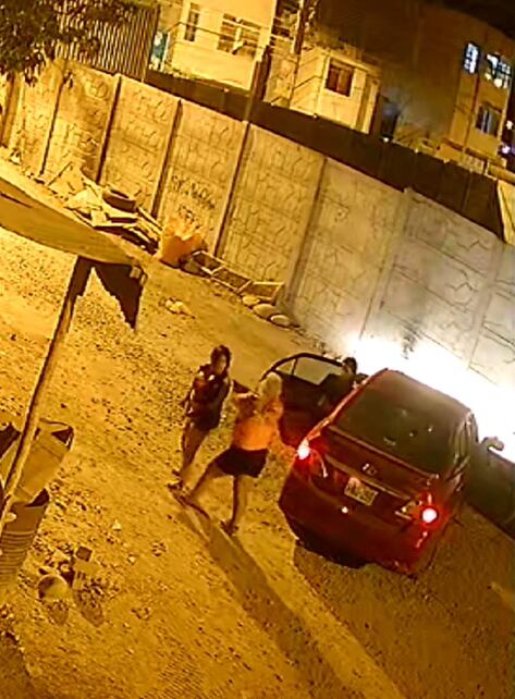 Los últimos segundos con vida de Thalía Rodríguez.