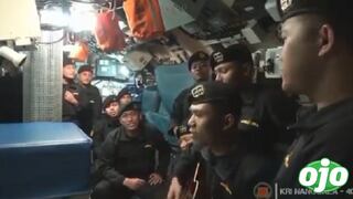 Marinos cantan triste tema antes de morir en submarino en Indonesia | VIDEO