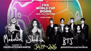 Shakira, Madonna y BTS en show de medio tiempo en final del Mundial