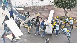 Barristas de Alianza Lima expulsan a golpes a miembros de iglesia el “Aposento Alto” (FOTO)