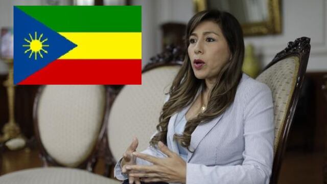 Congresista Lady Camones critica a Perú Libre por avalar propuesta para modificar bandera del Perú