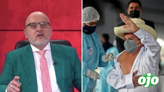Beto Ortiz: usuarios lo critican por poner en duda que Castillo se haya vacunado con Sinopharm