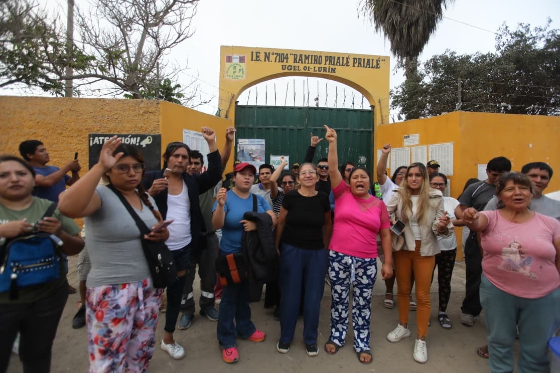 Malestar entre electores de Lurín que no votaron.