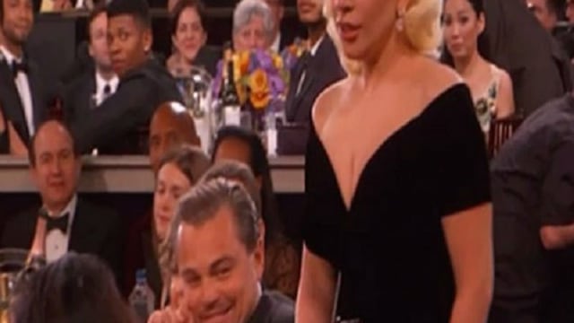 ¿Qué pasó entre Lady Gaga y Leonardo DiCaprio en los Globos de Oro 2016?