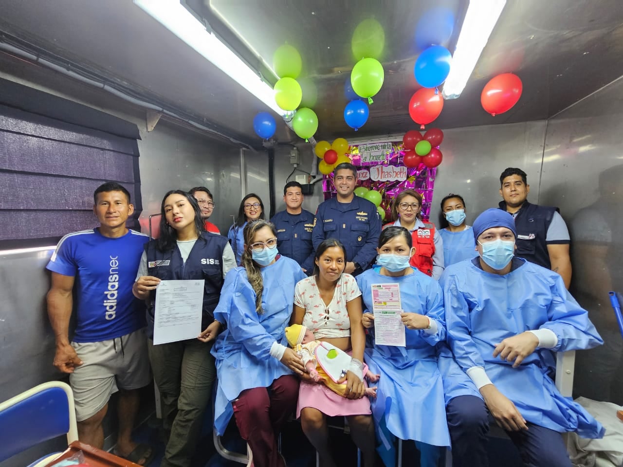 Bebé nació saludable en PIAS del río Napo.