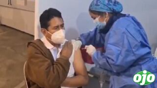 Vladimir Cerrón recibe su primera dosis de la vacuna contra el COVID-19 | VIDEO