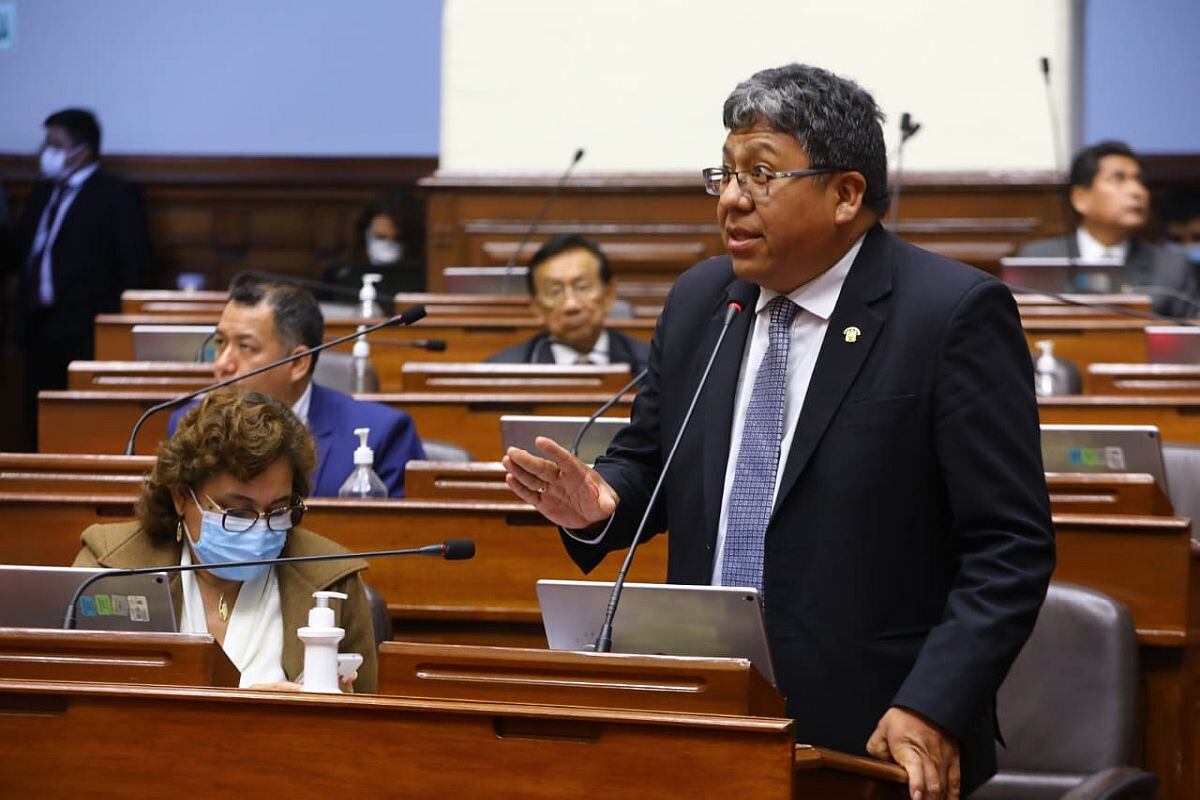 Jorge Luis Flores Ancachi, de Acción Popular. (Foto: Congreso)