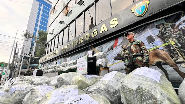 Callao: Can detecta 7 mil kilos de droga