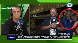 Brasileños se burlan del 5 a 0 contra Perú en pleno enlace en vivo