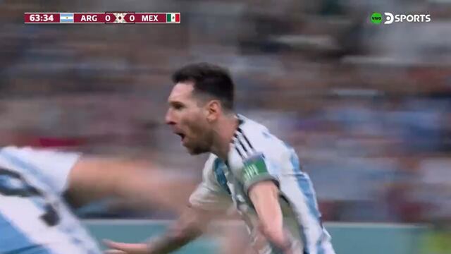 Golazo de Lionel Messi con Argentina: marcó el 1-0 sobre México en el Mundial | VIDEO
